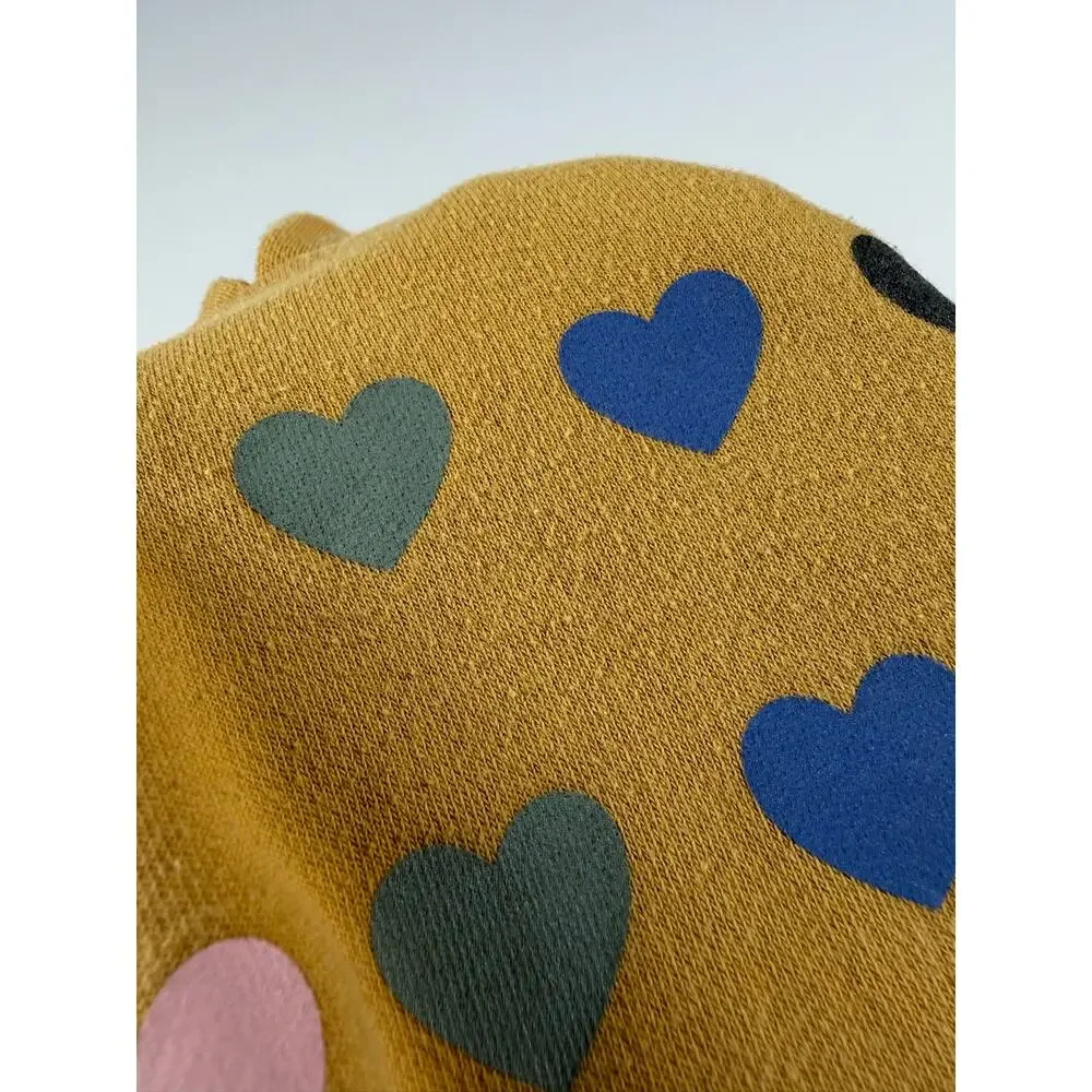 Gap Heart Hoodie Dress & Organic Cotton Heart Leggings Outfit Size 3